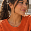 Clemson University Pendant Necklace - Gold