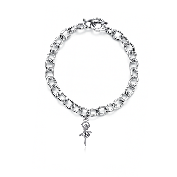 Ballet Link Bracelet - Silver
