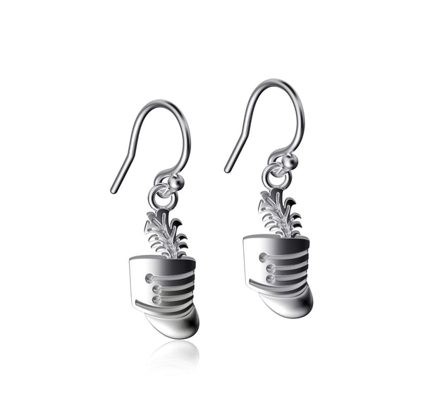 Marching Band Dangle Earrings - Silver
