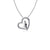 Marching Band Heart Necklace - Silver