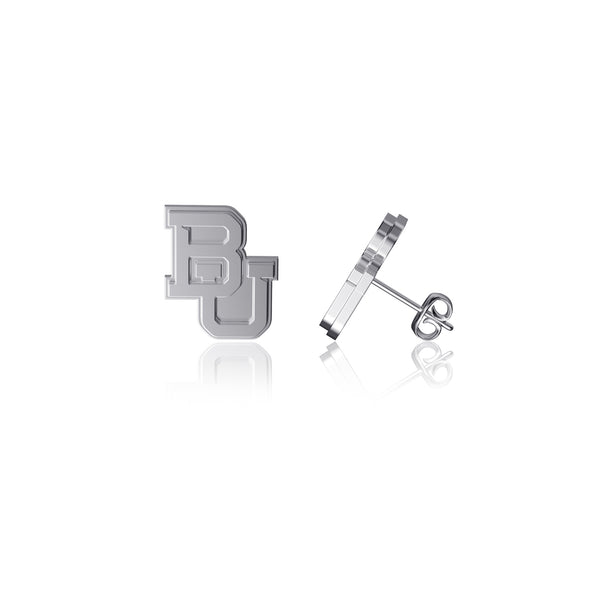 Baylor Bears Stud Earrings - Silver