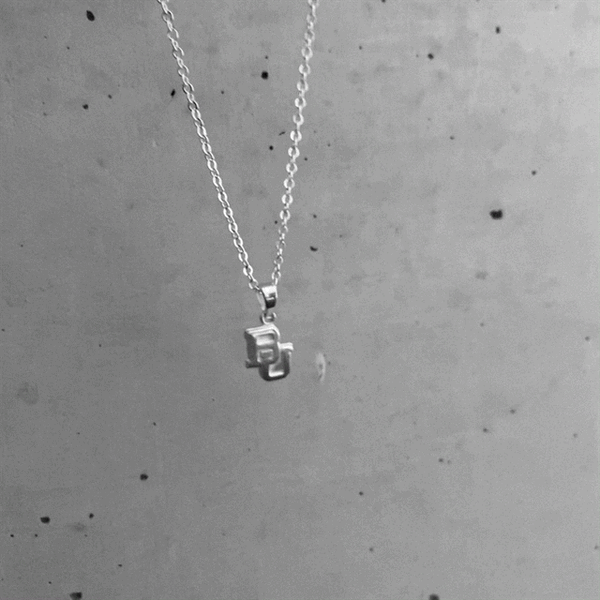 Baylor Bears Silver Pendant Necklace