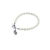 Baylor Bears Silver Pearl Bracelet