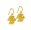 Boston College Eagles Dangle Earrings - Gold