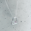 Boston College Eagles Heart Pendant Necklace - Enamel