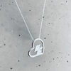Boston College Eagles Heart Pendant Necklace