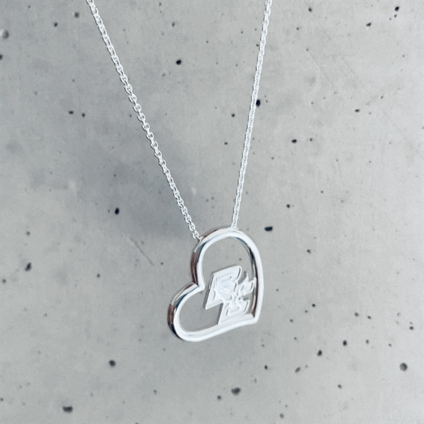 Boston College Eagles Heart Pendant Necklace