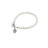 Boston College Eagles Pearl Bracelet - Silver