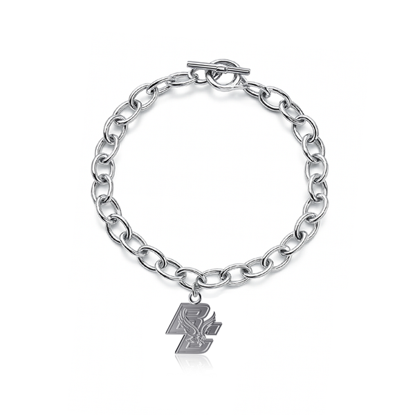 Boston College Eagles Link Bracelet - Silver