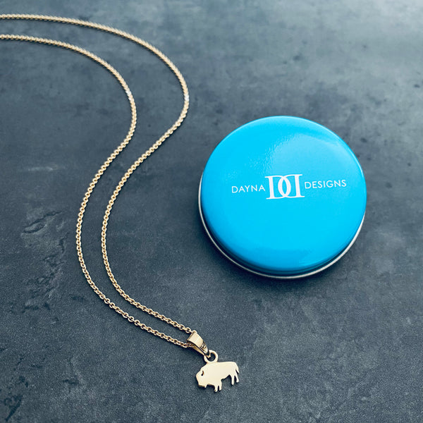 Buffalo Necklace - Gold