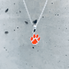 Clemson University Pendant Necklace - Enamel