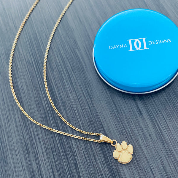 Clemson University Pendant Necklace - Gold