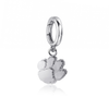 Clemson University Bracelet Charm - Silver