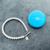 Golf Clubs Pearl Bracelet - Silver