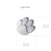 Clemson University Bracelet Charm - Silver