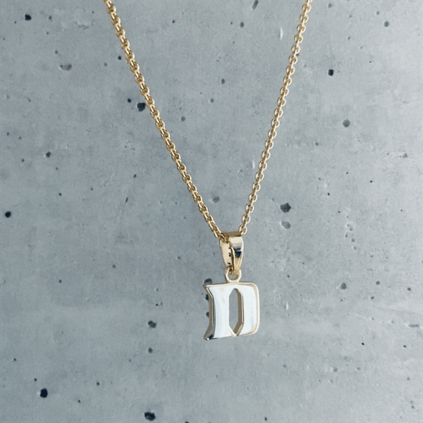 Duke University Pendant Necklace - Gold