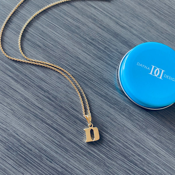 Duke University Pendant Necklace - Gold