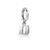 Duke University Bracelet Charm - Silver