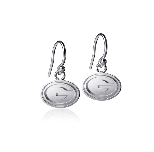 University of Georgia Dangle Earrings - Silver