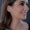 Gymnastics Stud Earrings - Gold