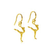 Gymnastics Dangle Earrings - Gold