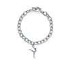 Gymnastics Link Bracelet - Silver