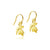 Michigan State University Dangle Earrings - Gold