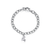 Michigan State University Link Bracelet - Silver
