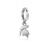 Michigan State University Bracelet Charm - Silver