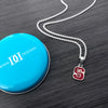 NC State University Pendant Necklace - Enamel