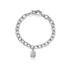 NC State University Link Bracelet - Silver