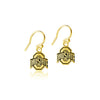 Ohio State University Dangle Earrings - Gold