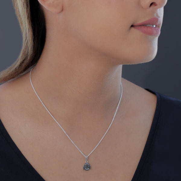 Ohio State University Pendant Necklace - Silver