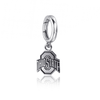 Ohio State University Bracelet Charm - Silver