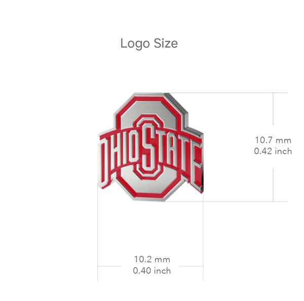 Ohio State University Bracelet Charm - Enamel