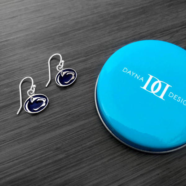 Penn State University Dangle Earrings - Enamel