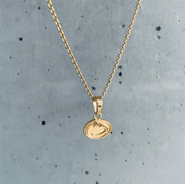 Penn State University Pendant Necklace - Gold
