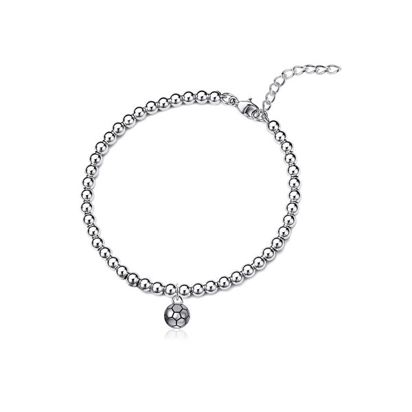 Soccer Beaded Bracelet