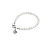 Soccer Pearl Bracelet - Silver
