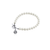 Soccer Pearl Bracelet - Silver