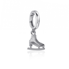 Skate Bracelet Charm - Silver