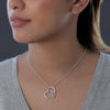 Ski Heart Necklace
