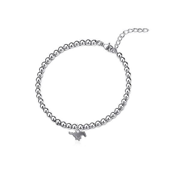 Southern Methodist Mustangs Beaded Bracelet