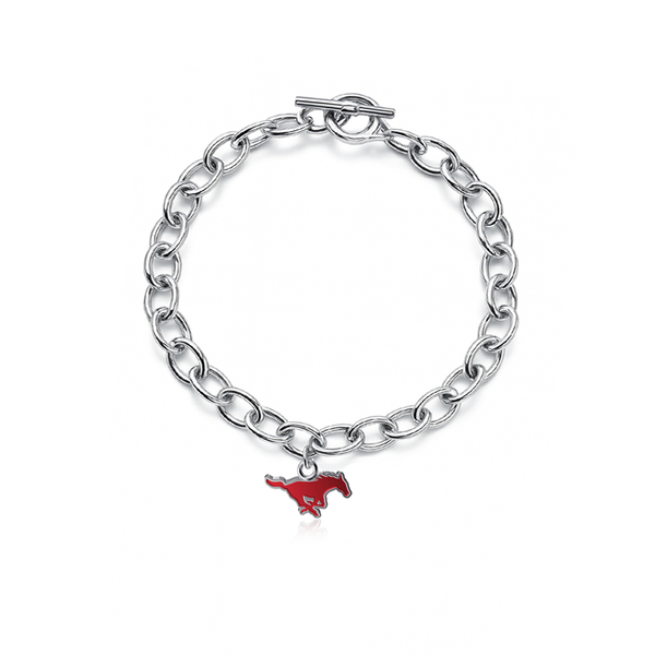 Southern Methodist University Link Bracelet - Enamel