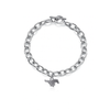 Southern Methodist University Link Bracelet - Silver