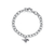Southern Methodist University Link Bracelet - Silver