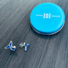 Whale Tail Stud Earrings - Enamel