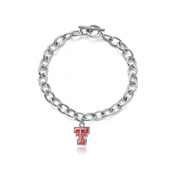 Texas Tech University Link Bracelet - Enamel