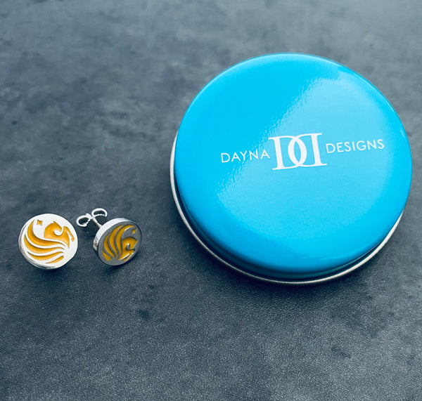 Central Florida Knights Stud Earrings - Enamel