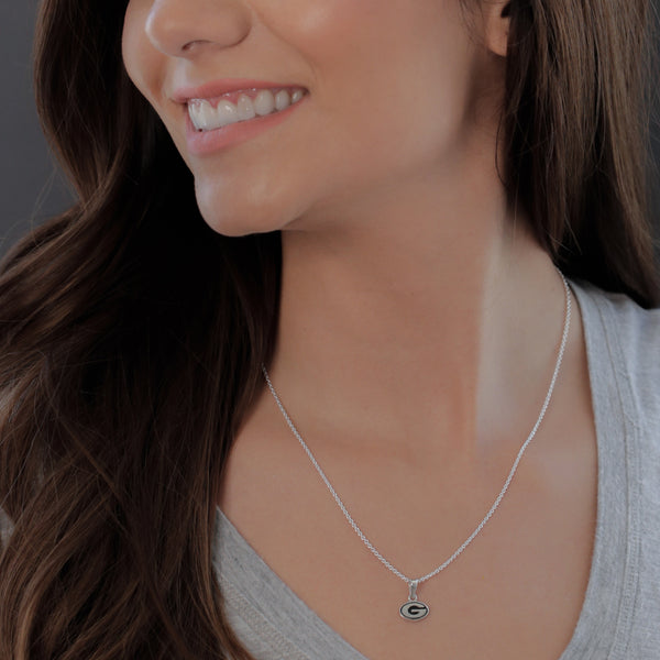 University of Georgia Pendant Necklace - Silver